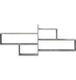 VidaXL Wandschap 167,5x18x68 cm bewerkt hout betongrijs