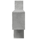 VidaXL Wandschap 167,5x18x68 cm bewerkt hout betongrijs