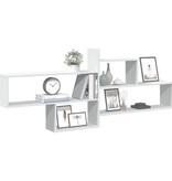 VidaXL Wandschap 167,5x18x68 cm bewerkt hout wit