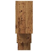 VidaXL Wandschap 159x18x66 cm bewerkt hout oud houtkleurig