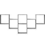 VidaXL Wandschap 159x18x66 cm bewerkt hout betongrijs