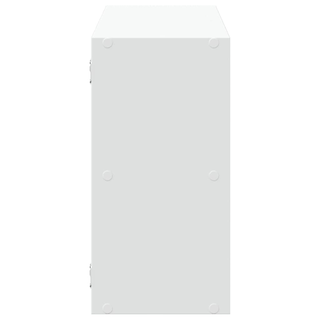 VidaXL Wandschap 100x25x50 cm bewerkt hout wit