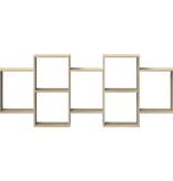 VidaXL Wandschap 159x18x65 cm bewerkt hout sonoma eikenkleurig