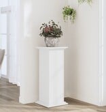 VidaXL Plantenstandaard 33x33x80 cm bewerkt hout wit