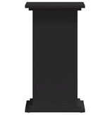 VidaXL Plantenstandaard 33x33x60 cm bewerkt hout zwart