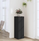 VidaXL Plantenstandaard 33x33x100 cm bewerkt hout zwart