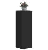 VidaXL Plantenstandaard 33x33x100 cm bewerkt hout zwart