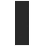 VidaXL Plantenstandaard 33x33x100 cm bewerkt hout zwart