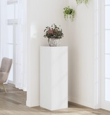VidaXL Plantenstandaard 33x33x100 cm bewerkt hout wit