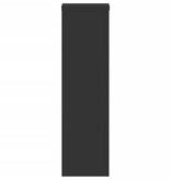 VidaXL Plantenstandaards 2 st 17x17x60 cm bewerkt hout zwart