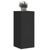 VidaXL Plantenstandaards 2 st 30x30x70 cm bewerkt hout zwart