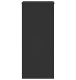 VidaXL Plantenstandaards 2 st 30x30x70 cm bewerkt hout zwart