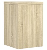 VidaXL Plantenstandaards 2 st 20x20x30 cm bewerkt hout sonoma eiken