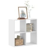 VidaXL Boekenkast 68,5x32x68,5 cm bewerkt hout wit