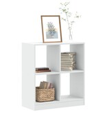 VidaXL Boekenkast 68,5x32x75 cm bewerkt hout wit