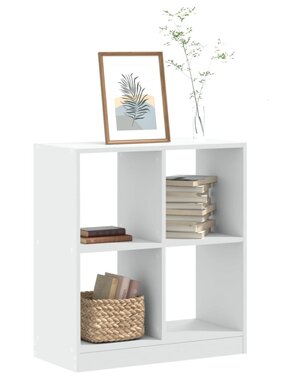 VidaXL Boekenkast 68,5x32x75 cm bewerkt hout wit