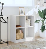 VidaXL Boekenkast 68,5x32x75 cm bewerkt hout wit