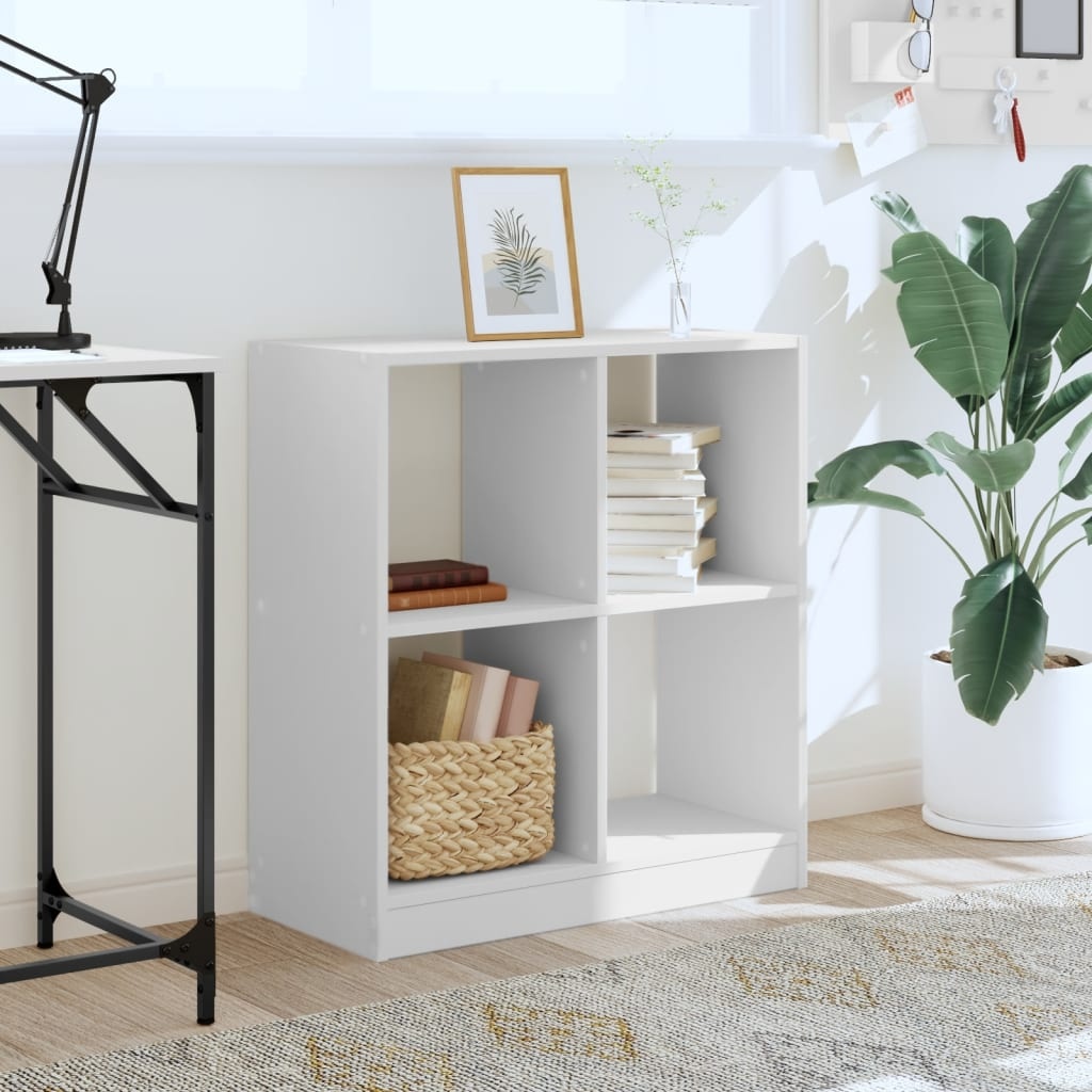 VidaXL Boekenkast 68,5x32x75 cm bewerkt hout wit