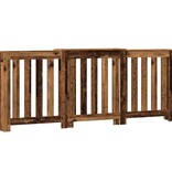 VidaXL Radiatorombouw 205x21,5x83,5 cm bewerkt hout oud hout