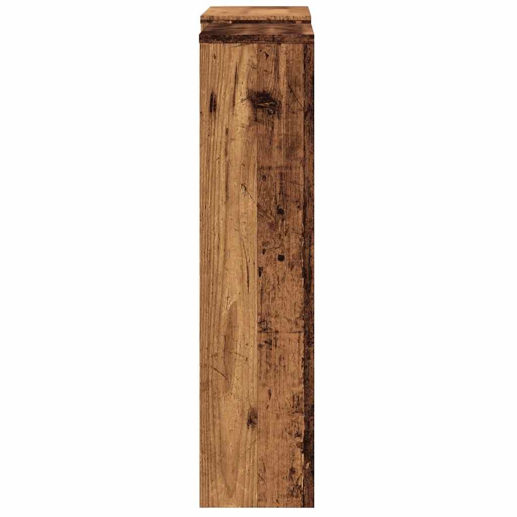 VidaXL Radiatorombouw 205x21,5x83,5 cm bewerkt hout oud hout