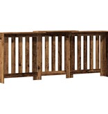 VidaXL Radiatorombouw 205x21,5x83,5 cm bewerkt hout oud hout