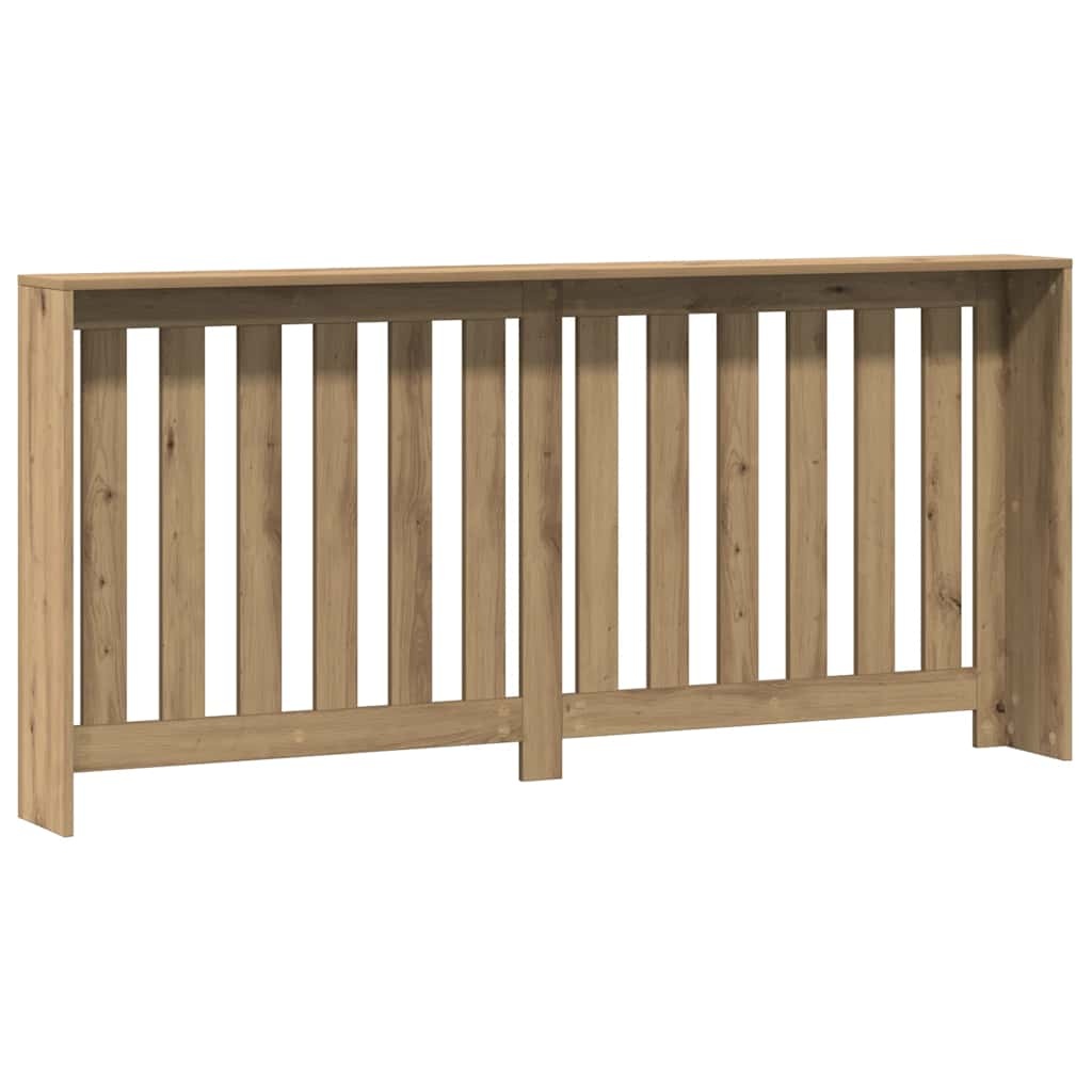 VidaXL Radiatorombouw 175x20x82 cm bewerkt hout artisanaal eikenkleur
