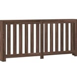 VidaXL Radiatorombouw 175x20x82 cm bewerkt hout bruin eikenkleurig