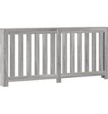 VidaXL Radiatorombouw 175x20x82 cm bewerkt hout grijs sonoma eiken