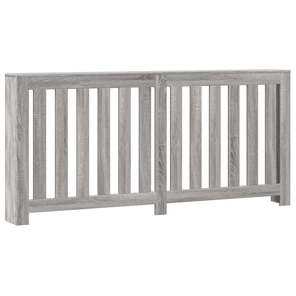 VidaXL Radiatorombouw 175x20x82 cm bewerkt hout grijs sonoma eiken