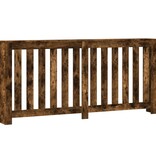 VidaXL Radiatorombouw 175x20x82 cm bewerkt hout gerookt eikenkleurig