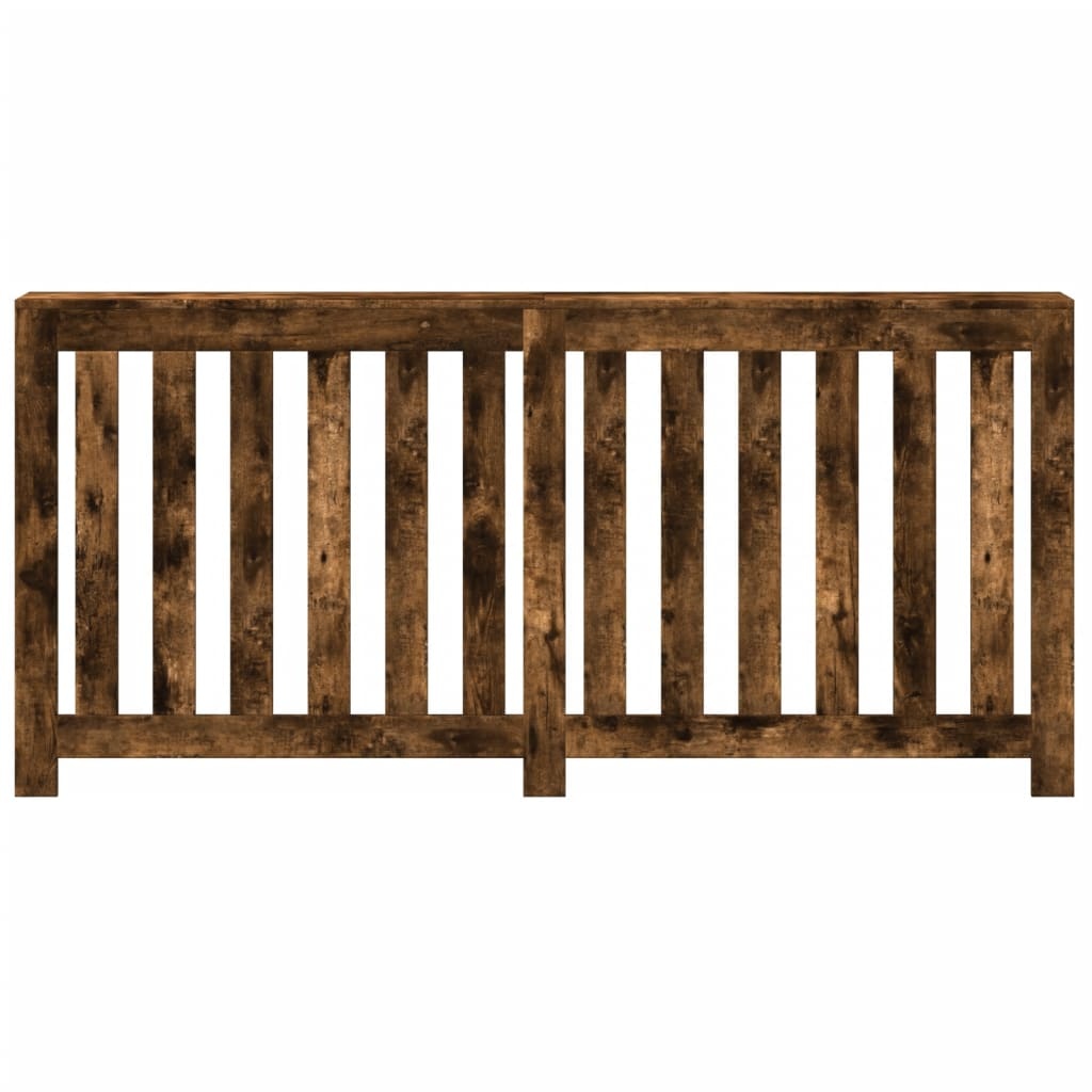 VidaXL Radiatorombouw 175x20x82 cm bewerkt hout gerookt eikenkleurig