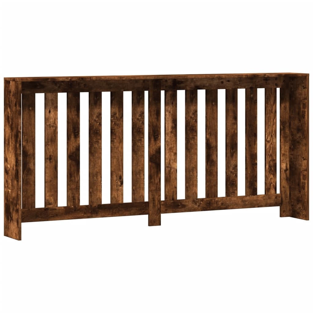 VidaXL Radiatorombouw 175x20x82 cm bewerkt hout gerookt eikenkleurig