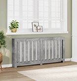 VidaXL Radiatorombouw 175x20x82 cm bewerkt hout betongrijs