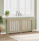 VidaXL Radiatorombouw 175x20x82 cm bewerkt hout sonoma eikenkleurig