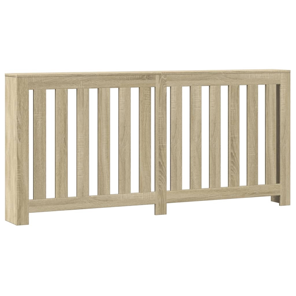VidaXL Radiatorombouw 175x20x82 cm bewerkt hout sonoma eikenkleurig