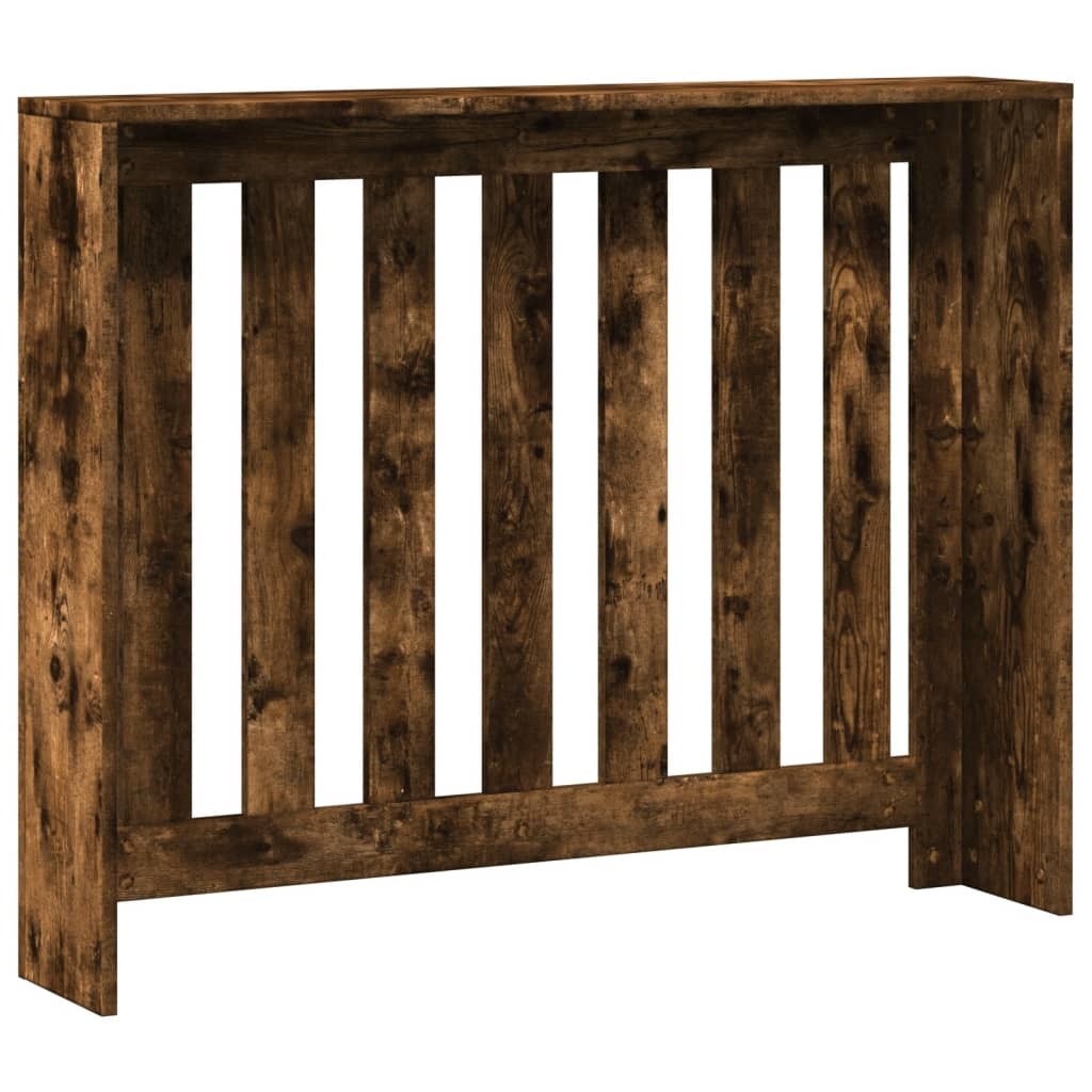 VidaXL Radiatorombouw 104x20x82 cm bewerkt hout gerookt eikenkleurig