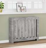 VidaXL Radiatorombouw 104x20x82 cm bewerkt hout betongrijs