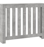 VidaXL Radiatorombouw 104x20x82 cm bewerkt hout betongrijs