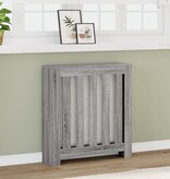 VidaXL Radiatorombouw 78x20x82 cm bewerkt hout grijs sonoma eikenkleur