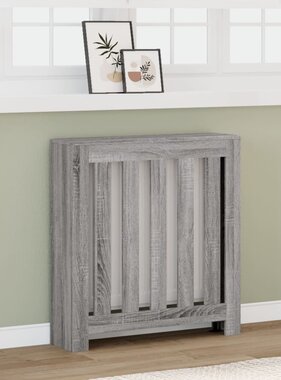 VidaXL Radiatorombouw 78x20x82 cm bewerkt hout grijs sonoma eikenkleur