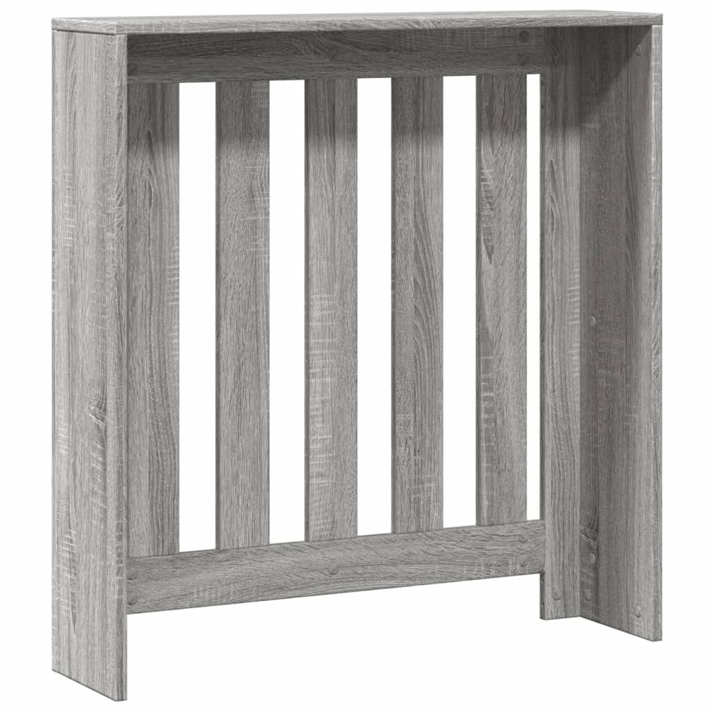 VidaXL Radiatorombouw 78x20x82 cm bewerkt hout grijs sonoma eikenkleur