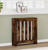 VidaXL Radiatorombouw 78x20x82 cm bewerkt hout gerookt eikenkleurig