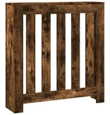 VidaXL Radiatorombouw 78x20x82 cm bewerkt hout gerookt eikenkleurig