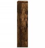 VidaXL Radiatorombouw 78x20x82 cm bewerkt hout gerookt eikenkleurig