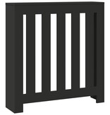 VidaXL Radiatorombouw 78x20x82 cm bewerkt hout zwart