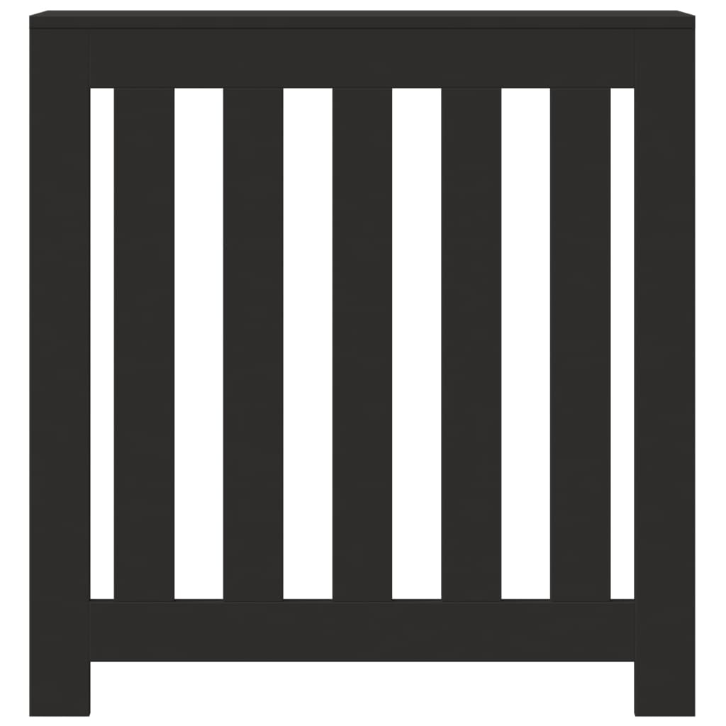 VidaXL Radiatorombouw 78x20x82 cm bewerkt hout zwart
