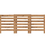 VidaXL Radiatorombouw 205x21,5x83,5 cm bewerkt hout artisanaal eiken
