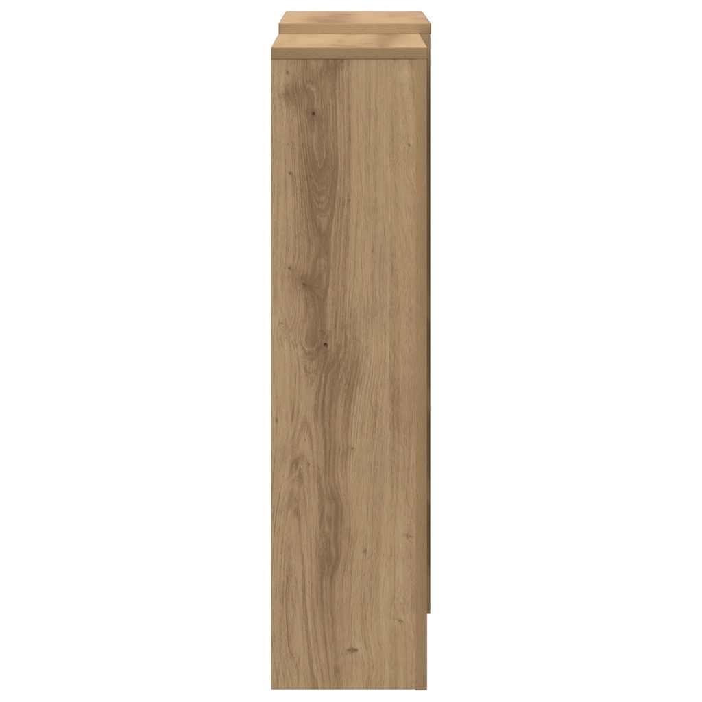VidaXL Radiatorombouw 205x21,5x83,5 cm bewerkt hout artisanaal eiken