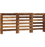 VidaXL Radiatorombouw 205x21,5x83,5 cm bewerkt hout oud hout