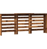 VidaXL Radiatorombouw 205x21,5x83,5 cm bewerkt hout oud hout